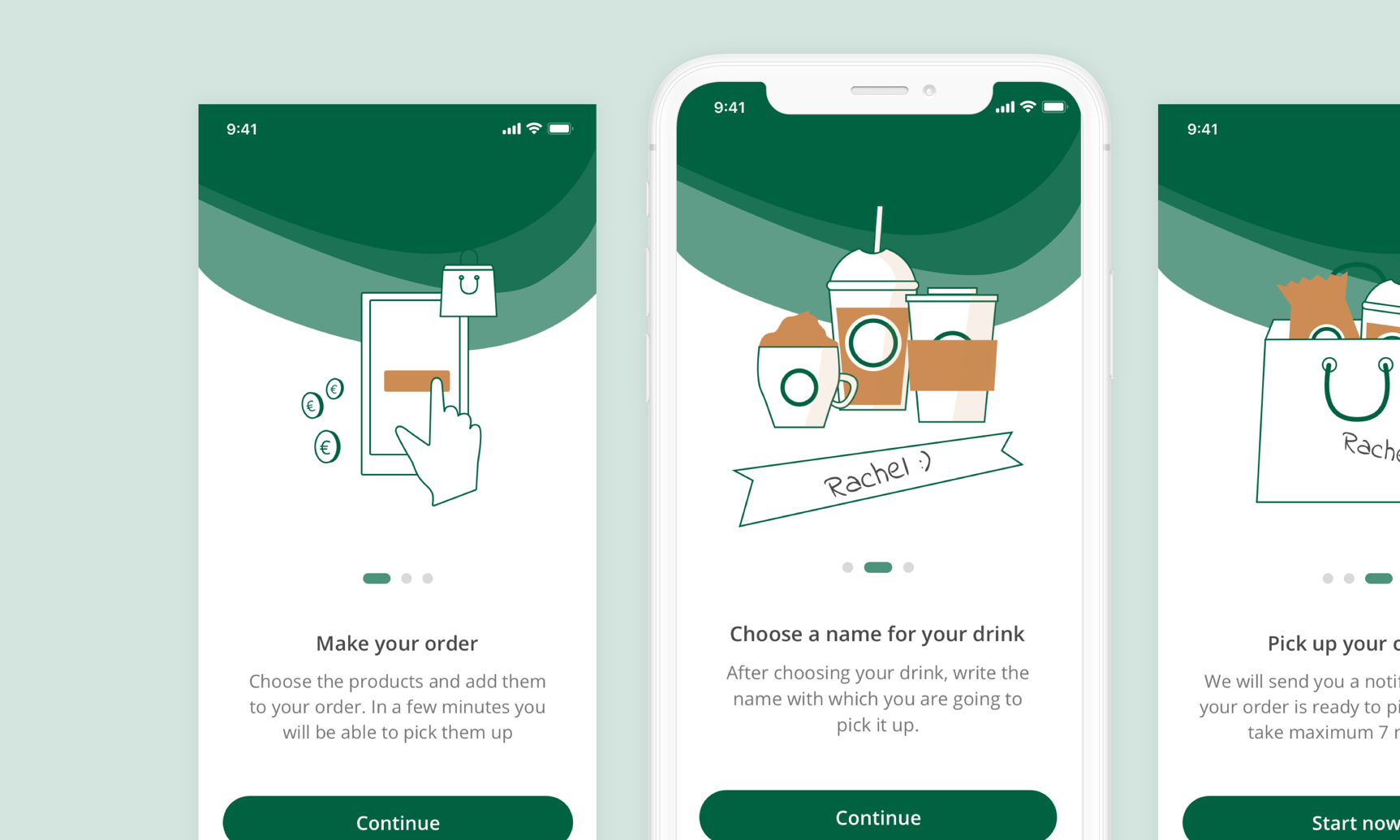 Onboarding Starbucks App