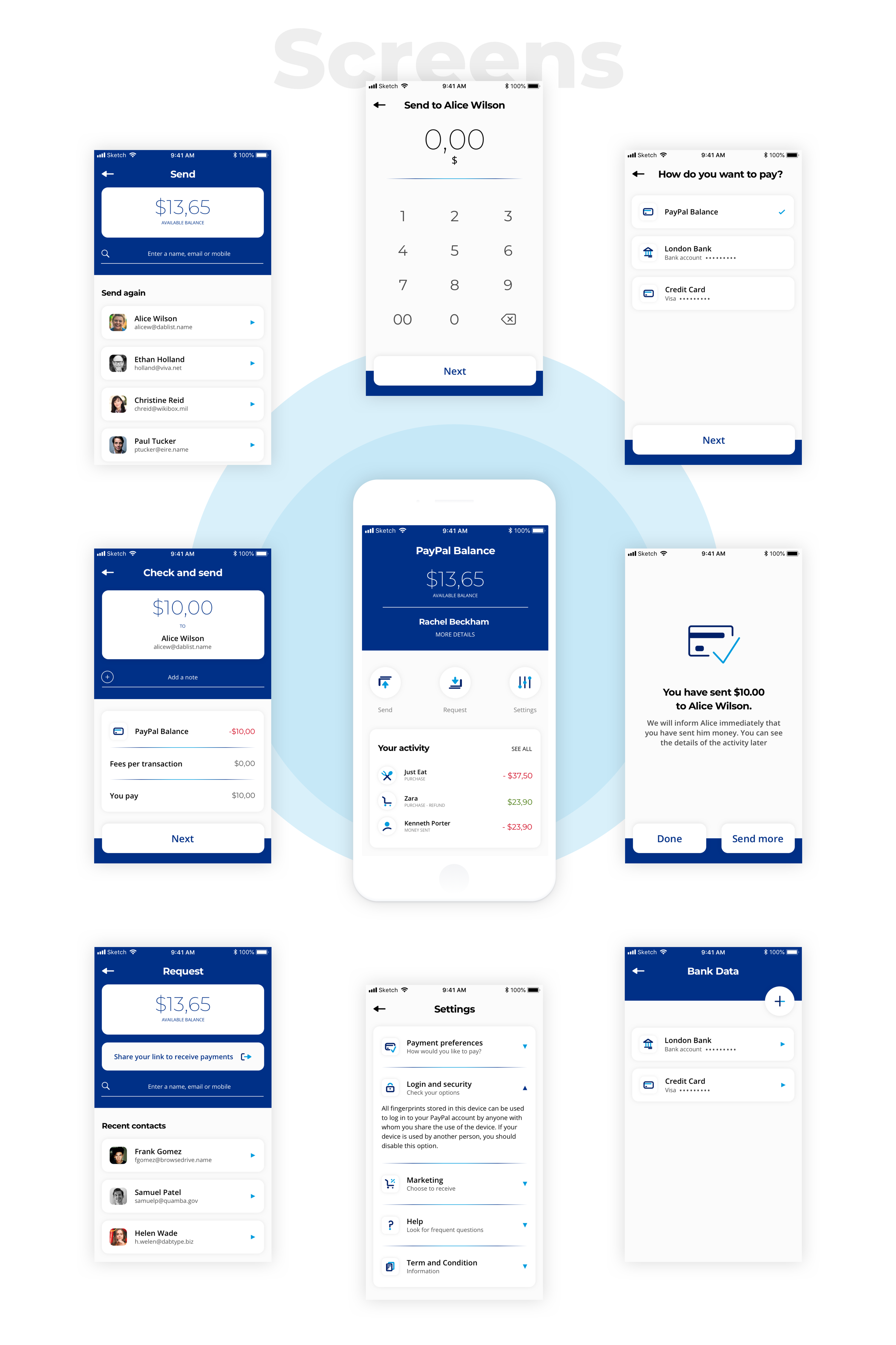 PayPal Redesign by Raquel